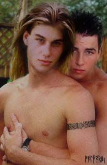 Alex and Ronnie in Hawaii, late July/early August 2000